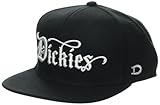 Dickies Men's Embroidered Flat Brim Hat Black