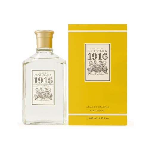 1916 - Original 400 ml, Eau de Cologne pour homme et femme, Parfum unisexe, Eau de Toilette, Parfum d'agrumes et de fleurs, Longue tenue