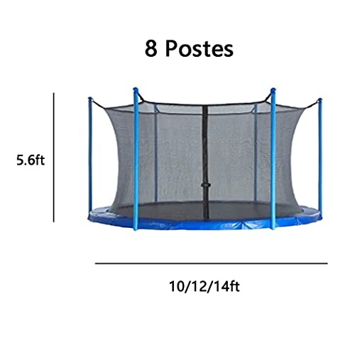 Filet de protection trampoline 3,06 m de haut à installation facile - 7