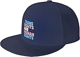 lamppe trans rights are human rights flat brim baseball caps uomini donne cappelli hip hop, #1586, etichettalia unica