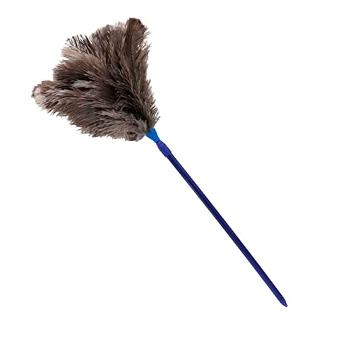 AC - Plumero de Avestruz Extensible Premium – Plumas mas Grandes - Fabricado en plástico - Ligero y Duradero - Plumas Suaves, Lavable, Limpieza de Polvo – Extensible de 58 x 103 cm