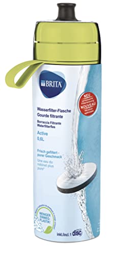 Botella de agua Brita Fill&go Active Limone sin bisfenol A para viajes 4