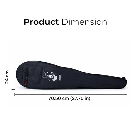 Image of Badminton Cover for Shuttlecock Bat Set Badminton Kit Bag with Front Zipper Pocket Lightweight Stylish Sports Bag for Shuttle Bats - Black