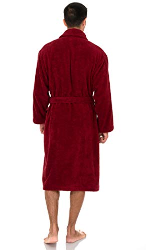 TowelSelections Men's Robe, Organic Cotton Terry Shawl Bathrobe2