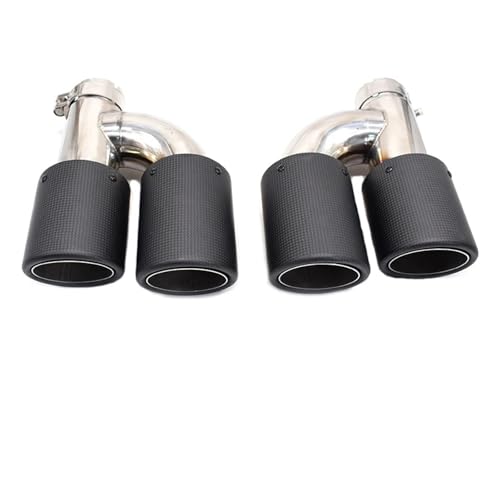 Tuyau d'échappement en carbone pour A4 A5 look S4 finition sport