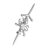 DSS KILTS Scottish Kilt Pins – 4' Highland Brooches with Locking Back – Thistle, Celtic, Clan...