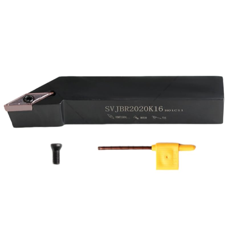 1pcs SVJBR1010 SVJBR1212 SVJBR1616 SVJBR2020 SVJBR2525 External Turning Tool SVJBR SVJBL Cutter VBMT VBGT Insert Turning Holder(SVJBL2525M16)