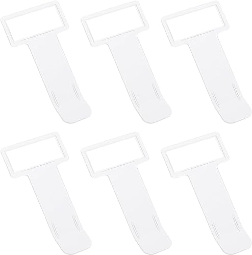 Image of 6 Pcs Car Windshield Parking Ticket Holder Transparent Car Parking Ticket Holder Clip with Adhesive Tape Plastic Auto Accessories Clip for Car Windscreen Window