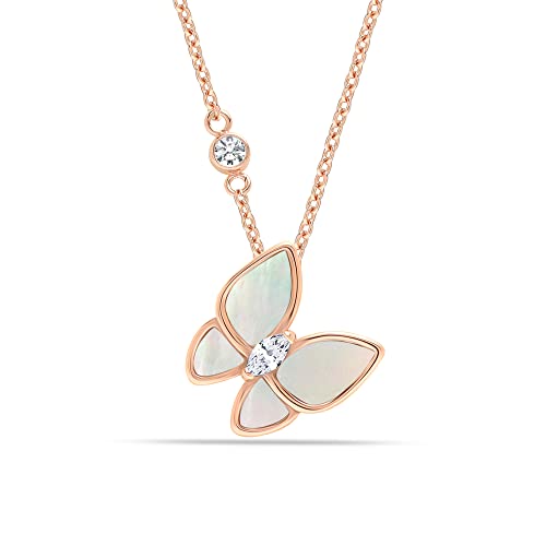 LeCalla Sterling Silver Butterfly Pendant