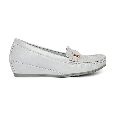 Image of Marc Loire Women Comfortable Loafer Mules Ballet Wedge Heels Footwear