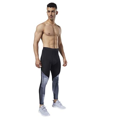 Reebok Herren One Series Compresion Tight Eng, schwarz, X-Large