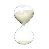 Reloj de arena Biloba Puff, Creamy white, 6 Inch , 30 Minutes(+/-180 Second)