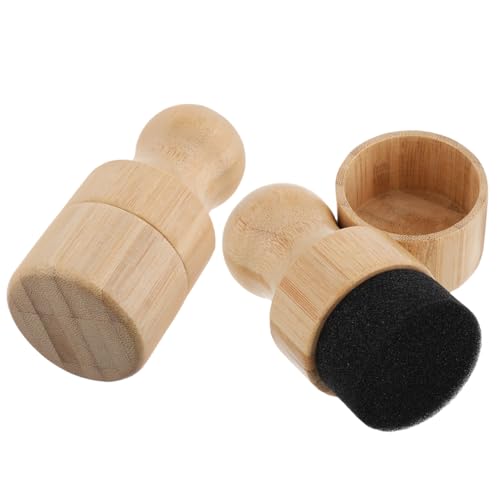 CRILSTYLEO 2 Juegos De Aplicadores De Cera para Tabla De Cortar con Funda: Cepillo De Esponja De Aceite para Bloque De Carnicero, Herramienta para Aplicar Minerales, Utensilio De Cocina,