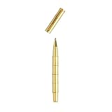 Lilly Pulitzer Metal Ballpoint Pen with Black Ink, Gold Bamboo