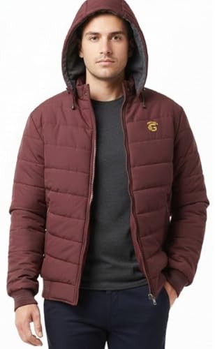 Image of Quark Export Quality Reversible Puffer Jacket in GLD Material best for Winterwear /Hiking /Biking /Camping /Mountaineering /Racing /Climbing /Tracking(Control Temperature up to 3 Degree Celsius.)(3C)