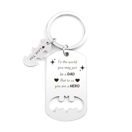 fuakUip Dad Gifts Fathers Day Gift Gifts for Daddy Father Birthday Gift Daddy Keyring Fathers Day Presents from Daughter From Son