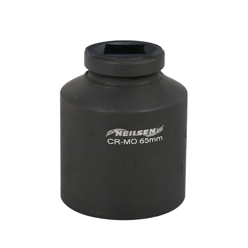 Image of Neilsen CT6567 1in Dr Deep Impact Socket 65mm - 6 Point Single Hex, Height 90mm