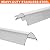 BBQ Future 17" Cooking Grates Replacement Parts Set for Charbroil Performance 4 Burner Gas Grill 463365021 463354021, Grill Grate G426-0005-W1 G426-0004-W1, Heat Plate Heat Tent Tube Crossover Tube