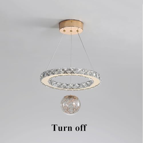 Chandelier Cristal Salon et Lustre de Ferme pour Salle à Manger LED