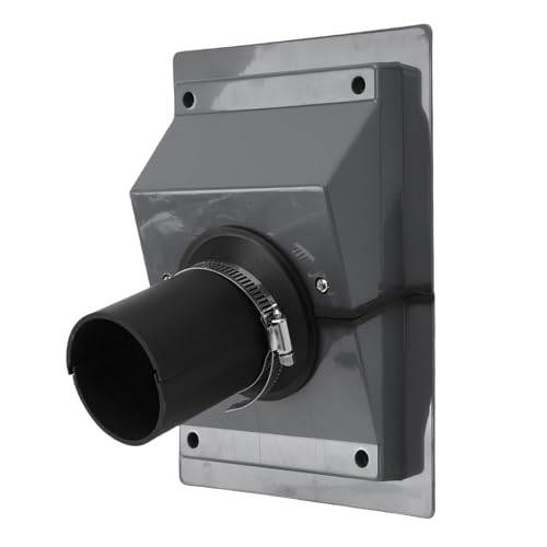 SIXRUN Kit di Copertura per Penetrazione Parete HVAC, Copri Split Set per Condizionatori con Guarnizione Morbida per Sistemi Aria Condizionata Interni Ed Esterni (Grey)