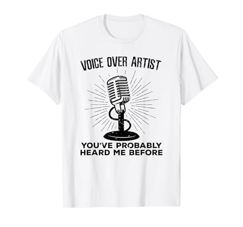 Voice Over Actors Tees R96JQWEMJRJ Voice Over Microphone Shirt For Voice Actors cover