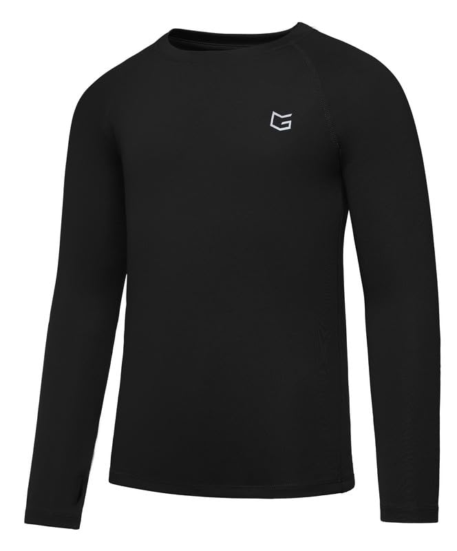 Boy's Rash Guard UPF 50+ Sun Protection Shirt Quick Dry Long Sleeve Swim Shirts Lightweight SPF Youth Fishing Shirt