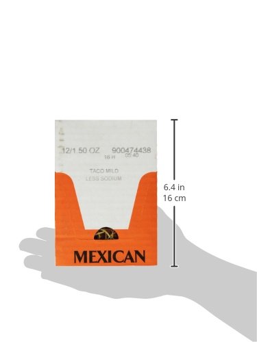 Image of McCormick Taco, Mild Less Sodium Mix, 1.5-Ounce (Pack of 12)
