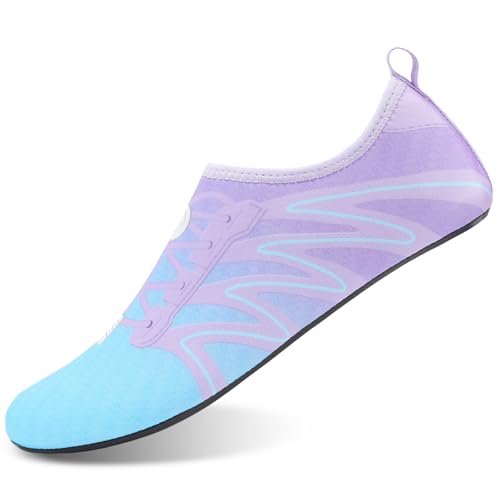 Men Women Water Shoes Quick-Dry Aqua Socks Barefoot Slip-on for Beach Swim Sport Surf Yoga Exercise2