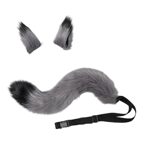 Generisch 2025 Decoración navideña cola sintética ajustable y flexible para bailes de graduación, fiesta, baile de máscaras, disfraz elegante, ideal para eventos temáticos (F, 53 cm)