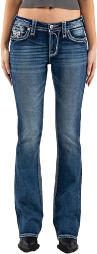 Rock Revival - Womens Vetiver RP2774B201 Bootcut Jeans, Color Denim, Size: 32