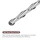 sourcing map 2Stk. Kugelnase CNC-Endfräser 2 Flötenfräser Schnellarbeitsstahl Upcut Fräser 4mm Dmr. 32mm Schnittlänge 4mm Schaft