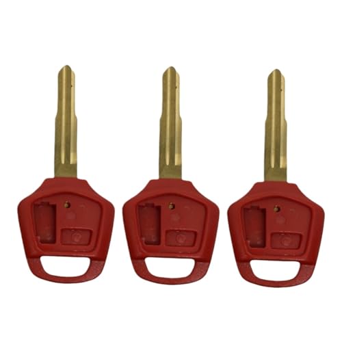 Clé de rechange pour moto Honda Gold Wing GL1500 GL1800 brut rouge lot de 12 pièces