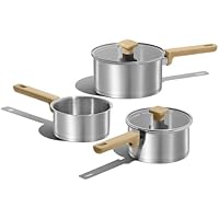 3-Piece CAROTE Stainless Steel Saucepan Set only .99: eDeal Info