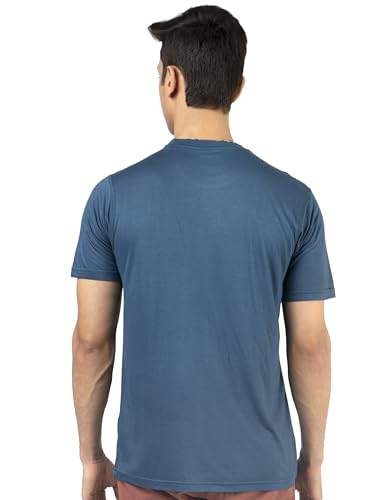 Image of 3rd Planet Men's Round Neck Half Sleeve 100% Bamboo Athleisure Regular Fit T-Shirt