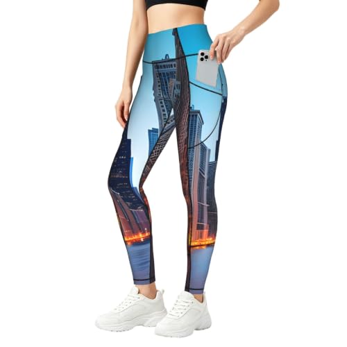 Pantalon de yoga femme Chicago ample fini l'inconfort pendant la gym et le running