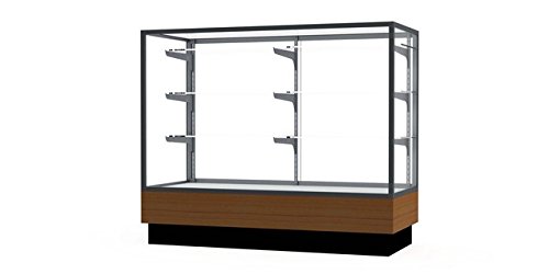 Waddell 2010-4-SN-LV Merchandiser 48 x 40 x 20 in. Light Oak Base Counter Display Case44; Satin