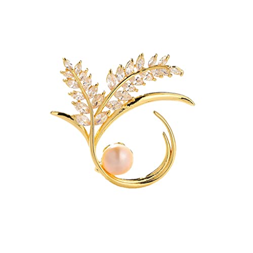 Broche d'oreille de blé anti-ternissement pour accessoiriser un cheongsam