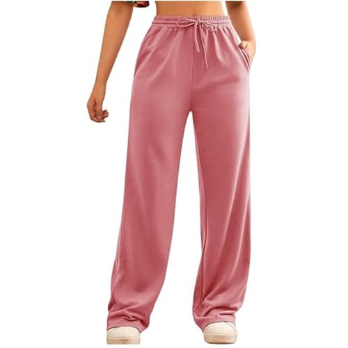 Pantalon de loisirs en satin pour femme aux finitions haut de gamme et coupe droite