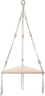 SSDHUA Cat Hammock Cat Dog Swing Hanging Bed Tassel Design Cat Nest Cat Climbing Frame Indoor Hanging Rack Decoration Pet Cat House Personality Home (Single Layer)