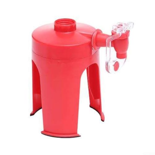 Distributore di acqua per bevande, adatto per la maggior parte delle bottiglie standard per casa, feste e ufficio, rosso