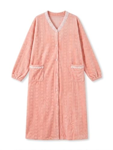 Chemise de nuit d'hiver grande taille chaude en polaire pour ne plus avoir froid