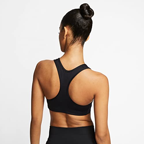 Image of Nike Women's Polyester Non Padded Wire Free Sports Bra (BV3630-010-XX-Large Black, White 2XL)