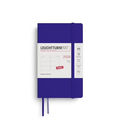 Agenda semanal Pocket A6 2026 LEUCHTTURM1917 ideal para organizar tu día a día