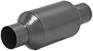 Flowmaster 815425S Outlaw Race 2.50 Center In/2.50 Center Out 409S Short Muffler with Aggressive Sound by Flowmaster