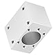 Aluminiumlegierung Kugelumlaufspindel Mutter Gehäuse Sitzhalterung Halter Fit für SFU1204 Kugelgewindetriebe Kugelumlaufspindel 700mm