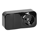 SÉCURITÉ ET FIABILITÉ (IP20) : Ce dispositif interrupteur mural interieur avec protection IP20 est dédié aux pièces sèches. Il garantit une utilisation durable et sûre pour vos appareils électriques (250V / 16A). Les eclipses de protection bloquent l'accès aux fils électriques à l'intérieur de la prise