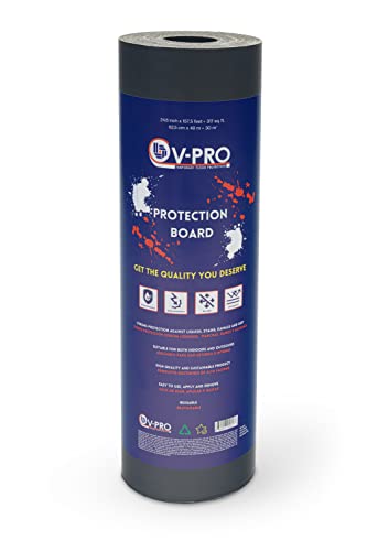 V-Pro Protection Board (317 Sq. Feet), Temporary Floor Protection For Painting, Plastering, Remodeling, Moving, 1 Roll - 24.6-Inch X 157.5-Feet #TOP15
