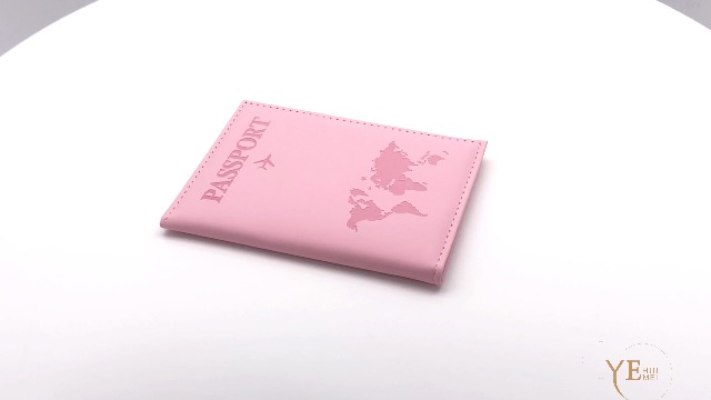 Porte-passeport En Cuir PU Mignon - Plusieurs Motifs (œil, Ananas, Carte...), Dimensions 15x11 Cm - 10