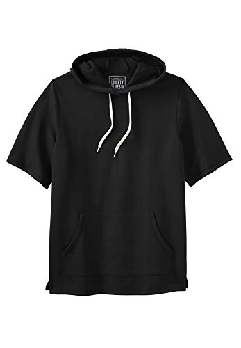 Liberty Blues Short-Sleeve Hoodie Black