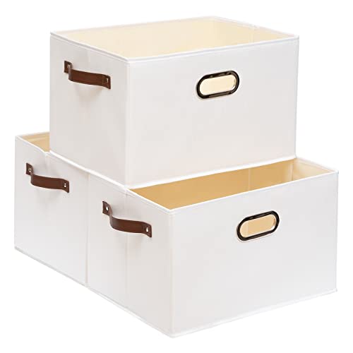 Yawinhe Set di 3 Scatole Portaoggetti Pieghevoli
